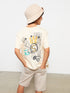 LC Waikiki Crew Neck Printed Short Sleeve Cotton Boy T-shirt